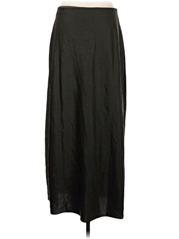 Madewell Satin Maxi Slip Skirt (view 2)