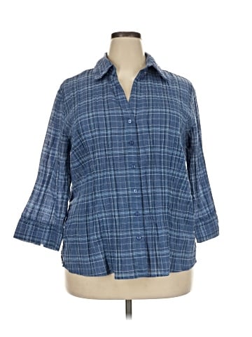 Faded Glory 3/4 Sleeve Blouse (view 1)