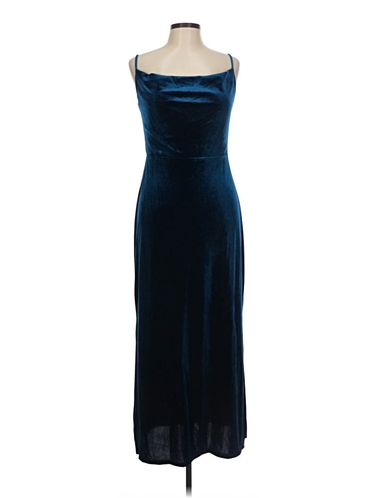 Pre-owned Taylor Cocktail Dress In Blue