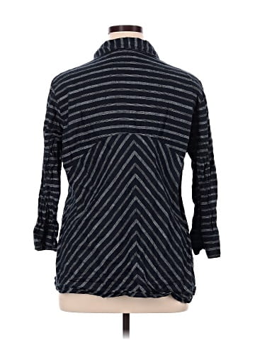 Habitat 3/4 Sleeve Button-Down Shirt (view 2)