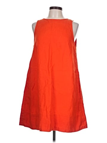 Madewell Mini Shift Dress in Linen (view 1)