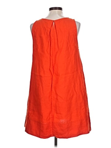 Madewell Mini Shift Dress in Linen (view 2)