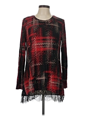 LOGO by Lori Goldstein Long Sleeve Blouse (view 1)