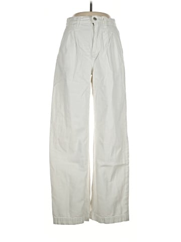 Madewell The Harlow Wide-Leg Jean in Tile White (view 1)