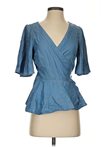 Ann Taylor LOFT Short Sleeve Blouse (view 1)