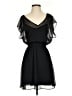 Express 100% Polyester Solid Black Cocktail Dress Size XS - photo 1