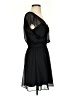 Express 100% Polyester Solid Black Cocktail Dress Size XS - photo 4