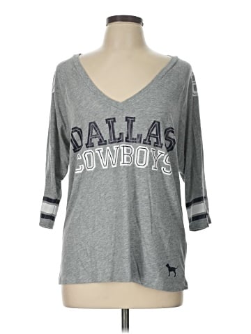 Victoria's Secret Pink 3/4 Sleeve T-Shirt (view 1)