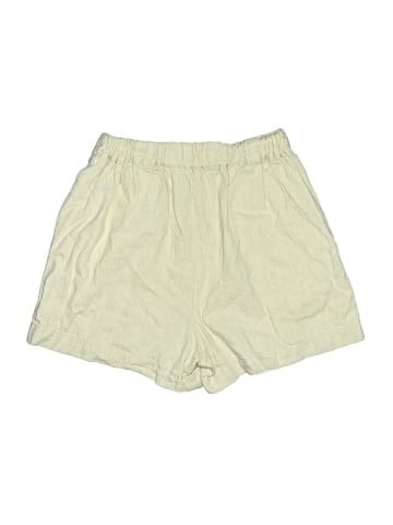 Madewell Clean Pull-On Shorts in Linen-Cotton (view 2)