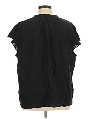 LC Lauren Conrad Short Sleeve Blouse (view 2)