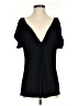 Max Studio Black Short Sleeve Top Size S - photo 1