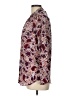 Ann Taylor 100% Polyester Paisley Purple Long Sleeve Blouse Size L (petite) - photo 5