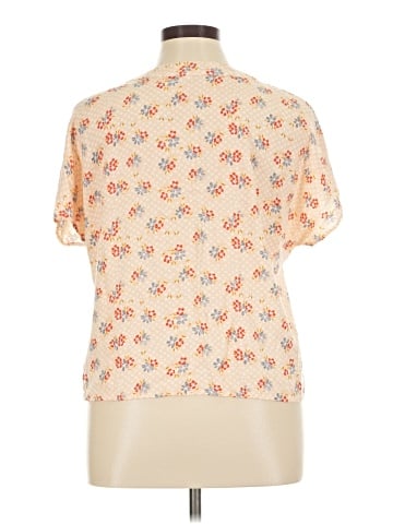 LC Lauren Conrad Short Sleeve Blouse (view 2)
