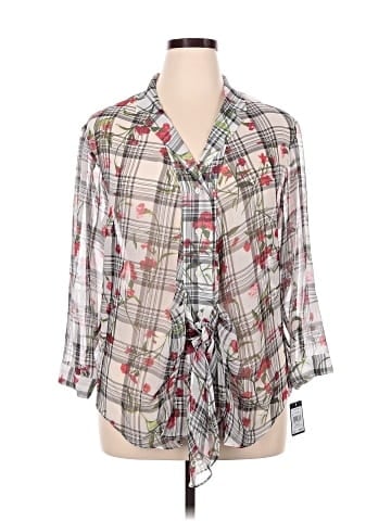 Rachel Roy 3/4 Sleeve Blouse (view 1)