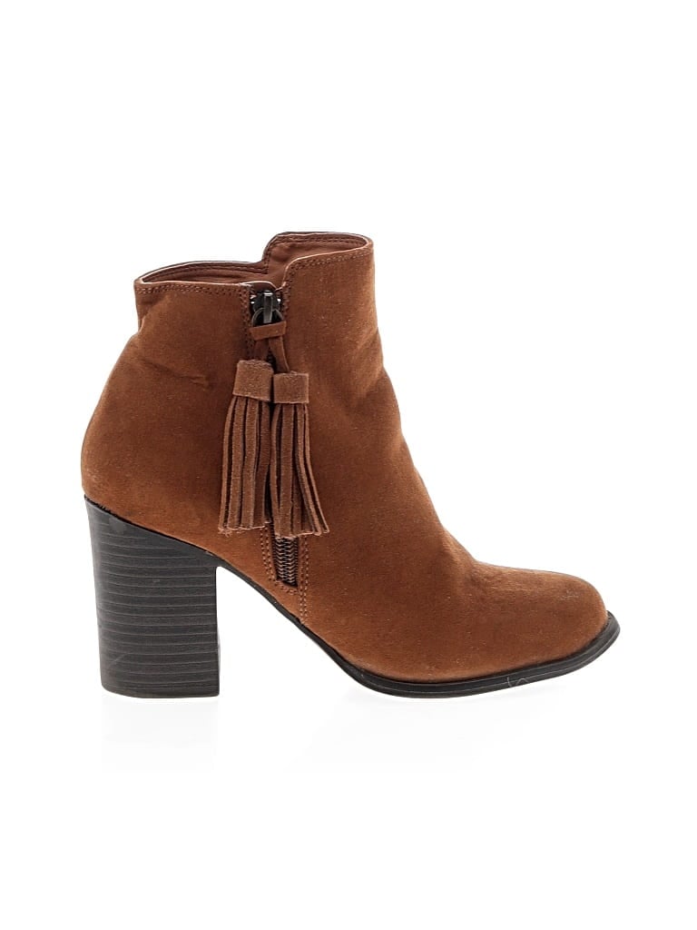 Pre-owned Esprit Ankle Boots In Brown
