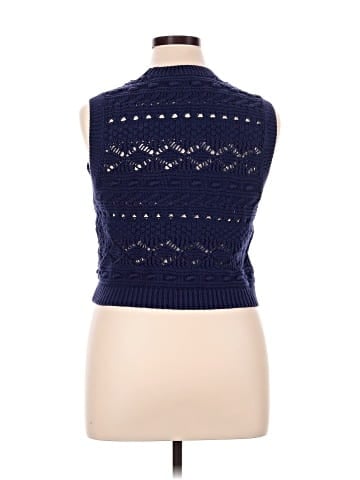 Madewell Crochet-Knit Sweater Vest (view 2)