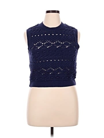 Madewell Crochet-Knit Sweater Vest (view 1)