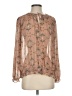 Zara Basic Brown Long Sleeve Blouse Size 2 - photo 1