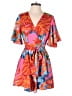 Umgee 100% Polyester Print Orange Romper Size S - photo 1