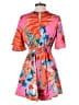 Umgee 100% Polyester Print Orange Romper Size S - photo 2