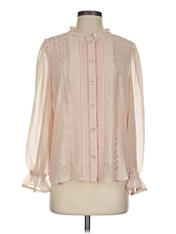 Adrianna Papell Long Sleeve Blouse (view 1)
