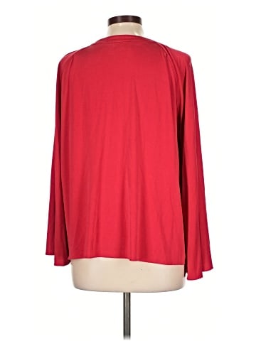 Elizabeth and James Long Sleeve Silk Top (view 2)
