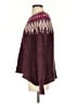 Free People Chevron-herringbone Burgundy Pullover Sweater Size S - photo 5