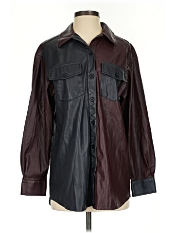 Peter Som Faux Leather Top (view 1)