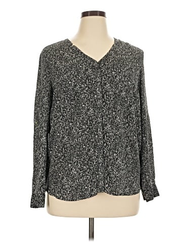 metaphor Long Sleeve Blouse (view 1)