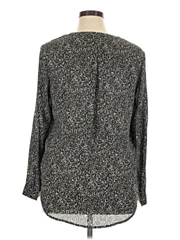 metaphor Long Sleeve Blouse (view 2)