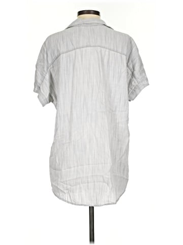 Soft Surroundings Short Sleeve Button-Down Shirt (view 2)