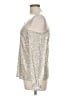 CeCe Silver Long Sleeve Blouse Size L - photo 5