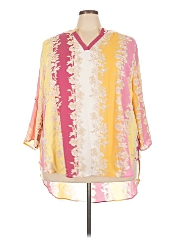 Cato 3/4 Sleeve Blouse (view 1)