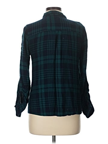 Francesca's Long Sleeve Button-Down Shirt (view 2)
