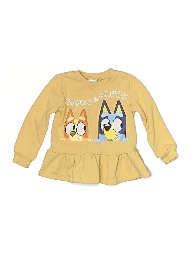 Pre-owned Bluey Kids' Long Sleeve T-shirt In Yellow