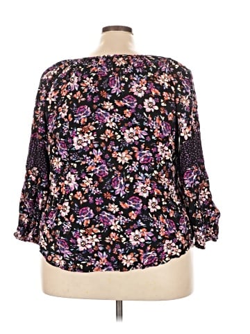 I.N. Studio 3/4 Sleeve Blouse (view 2)