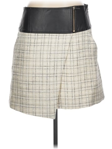 Karen Millen Faux Leather Skirt (view 1)