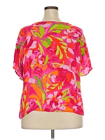 Belldini Short Sleeve Blouse (view 2)