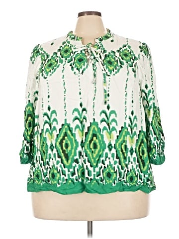 Cato 3/4 Sleeve Blouse (view 1)