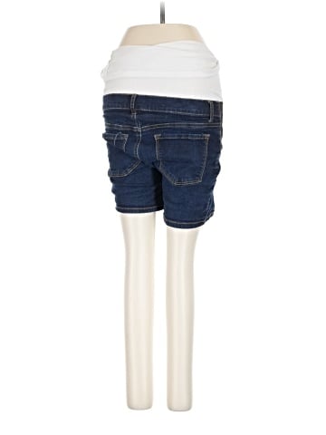 Indigo Blue Denim Shorts (view 2)