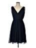 J.Crew 100% Polyester Blue Cocktail Dress Size 10 - photo 1