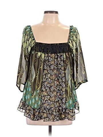Xhilaration 3/4 Sleeve Blouse (view 1)