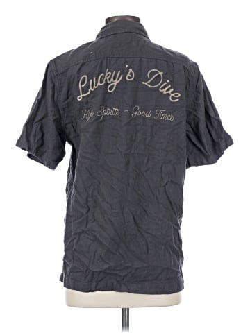 Lucky Brand Short Sleeve Button-Down Shirt (view 2)