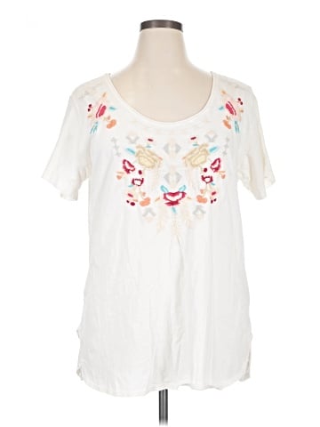 JW Los Angeles Short Sleeve Blouse (view 1)