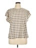 Express Ivory Short Sleeve Blouse Size XL - photo 1