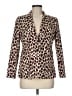 J.Crew 100% Polyester Animal Print Ivory Blazer Size 6 (petite) - photo 1