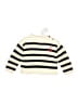 Bonpoint 100% Cotton Stripes Ivory Pullover Sweater Size 6 - photo 1