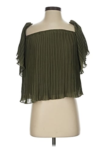 Charlotte Russe Short Sleeve Blouse (view 1)