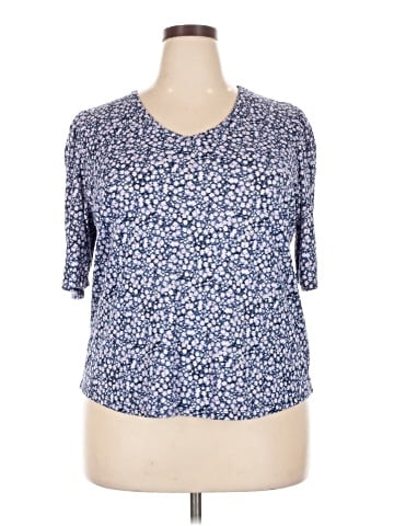 Lands' End 3/4 Sleeve T-Shirt (view 1)