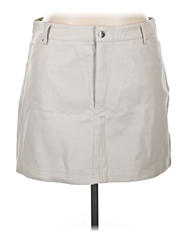 Topshop Faux Leather Skirt (view 1)